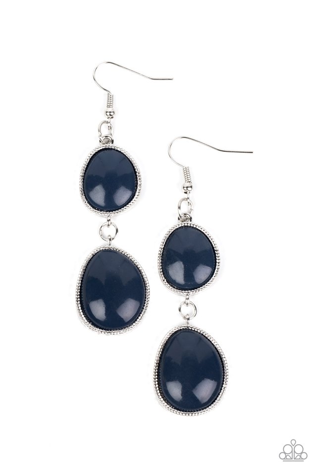 Mediterranean Myth - Blue - Paparazzi Earring Image