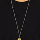 Shimmering Seafloors - Yellow - Paparazzi Necklace Image
