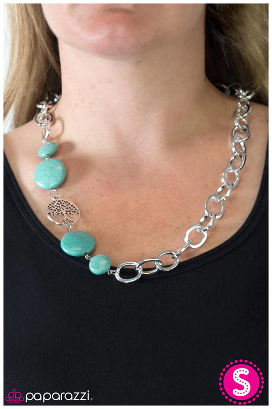 Collar Paparazzi ~ Pure Country - Azul