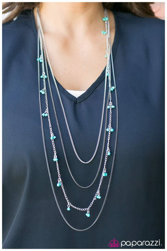 Paparazzi Necklace ~ On Route 66 - Blue