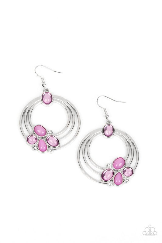 Dreamy Dewdrops - Purple - Paparazzi Earring Image