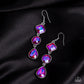 Reflective Rhinestones - Pink - Paparazzi Earring Image