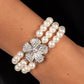 Park Avenue Orchard - White - Paparazzi Bracelet Image