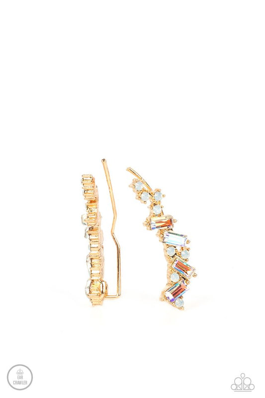 Stay Magical - Gold - Paparazzi Earring Image