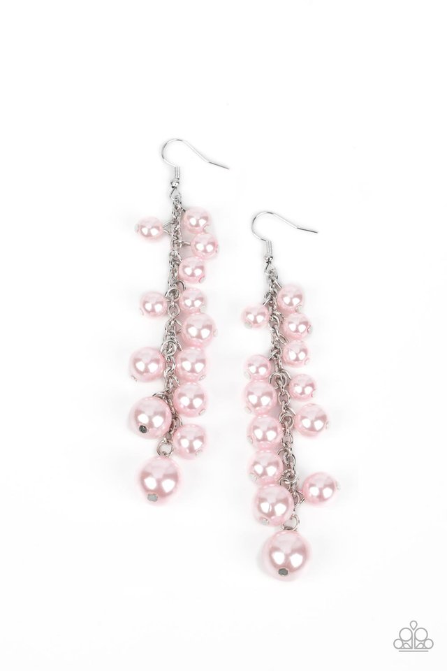 Atlantic Affair - Pink - Paparazzi Earring Image