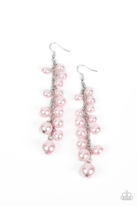 Atlantic Affair - Pink - Paparazzi Earring Image