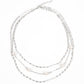 Offshore Oasis - White - Paparazzi Necklace Image