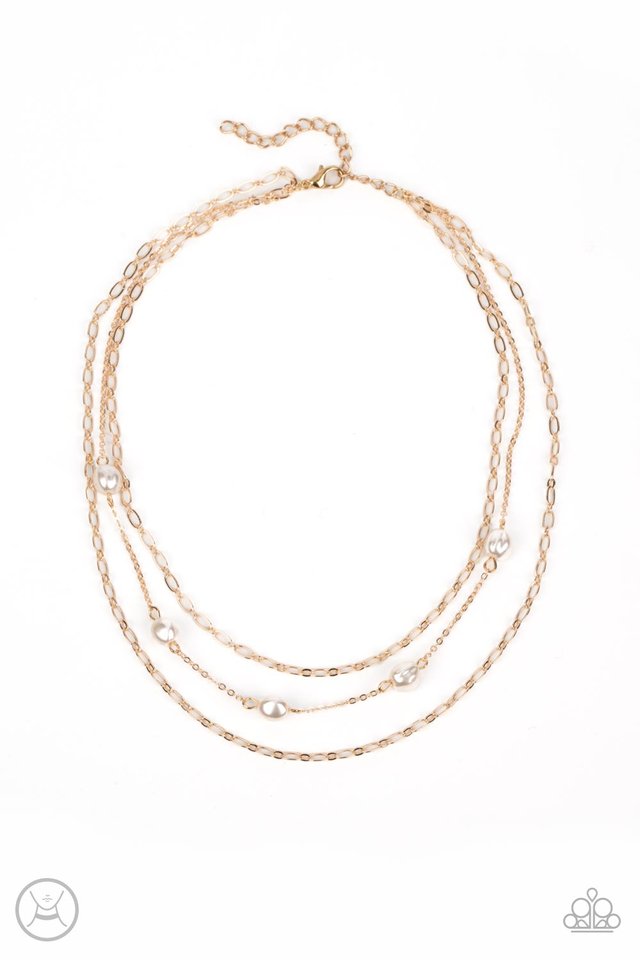 Offshore Oasis - Gold - Paparazzi Necklace Image