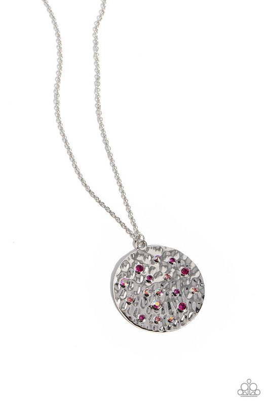 COMET Below - Pink - Paparazzi Necklace Image