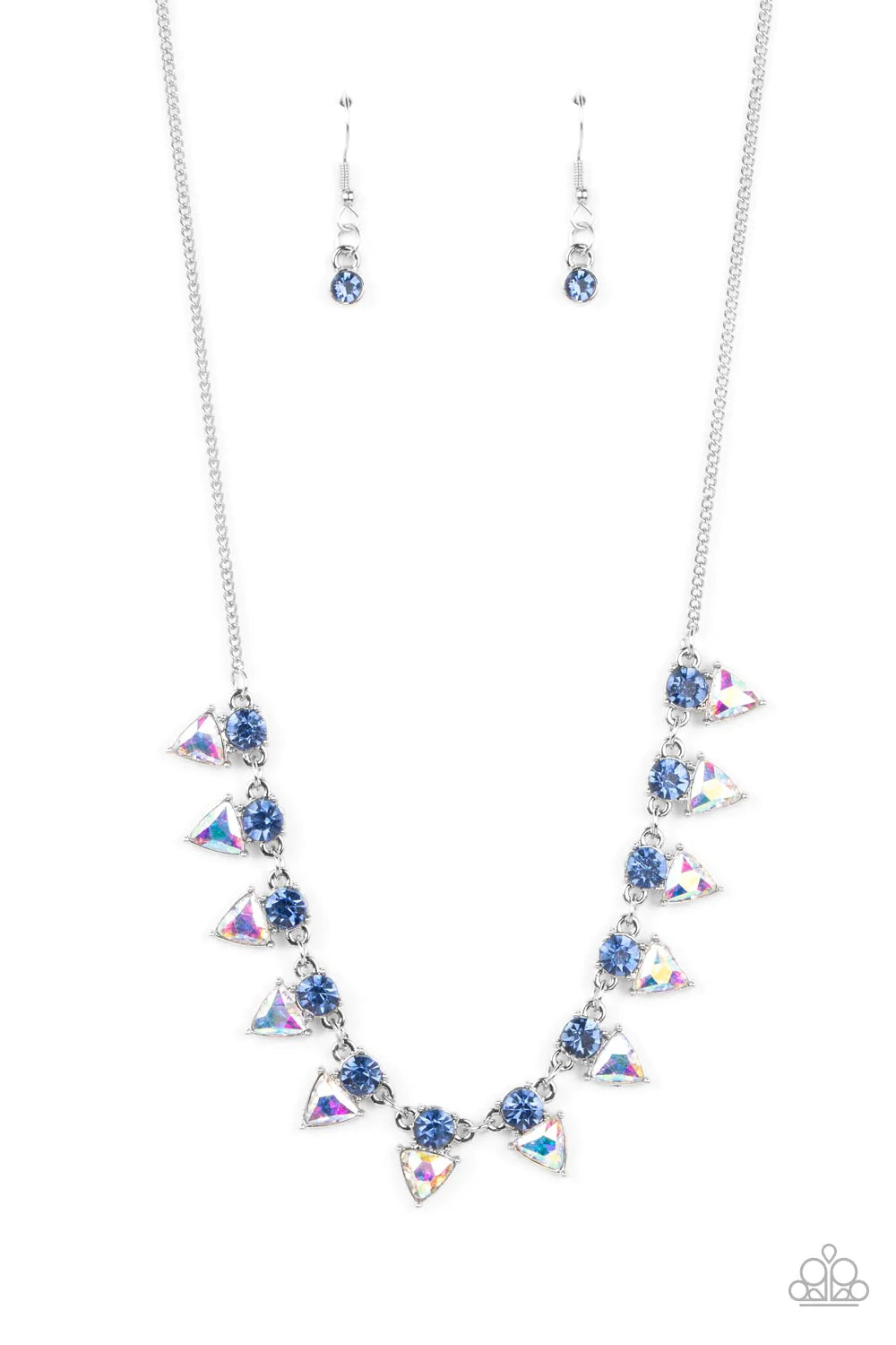 Paparazzi Necklace ~ Razor-Sharp Refinement - Blue