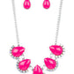 Ethereal Exaggerations - Pink - Paparazzi Necklace Image