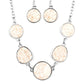 Santa Fe Flats - White - Paparazzi Necklace Image