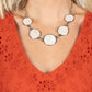 Santa Fe Flats - White - Paparazzi Necklace Image