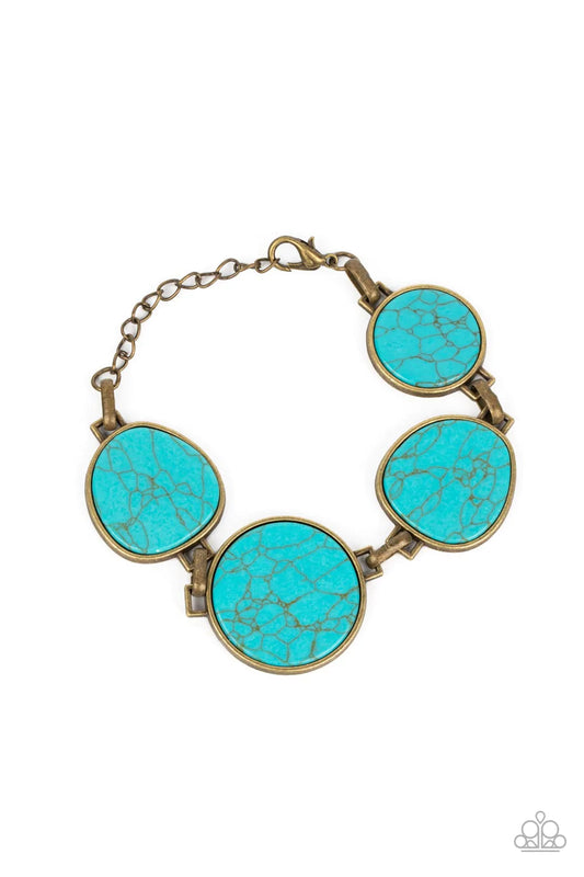 Paparazzi Bracelet ~ Flat Out Frontier - Brass