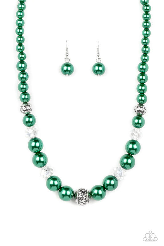 Paparazzi Necklace ~ The NOBLE Prize - Green