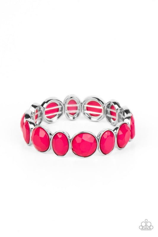 ​Whimsical Glow - Pink - Paparazzi Bracelet Image