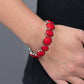 ​Whimsical Glow - Red - Paparazzi Bracelet Image
