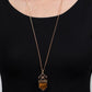 Trailblazing Talisman - Brown - Paparazzi Necklace Image