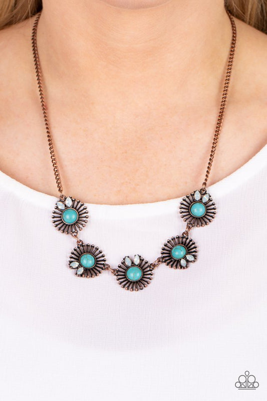 Fully Solar-Powered - Copper - Paparazzi Necklace Image