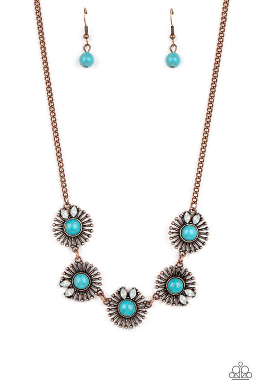 Fully Solar-Powered - Copper - Paparazzi Necklace Image