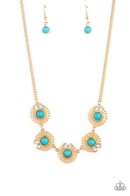 Fully Solar-Powered - Gold - Paparazzi Necklace Image