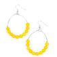 Catch a Breeze - Yellow - Paparazzi Earring Image