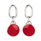 Drop a TINT - Red - Paparazzi Earring Image