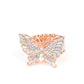 Fearless Flutter - Copper - Paparazzi Ring Image