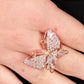 Fearless Flutter - Copper - Paparazzi Ring Image