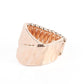 Hidden Troves - Rose Gold - Paparazzi Ring Image