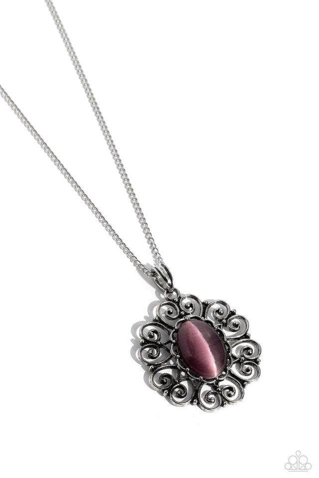 Sentimental Sabbatical - Purple - Paparazzi Necklace Image