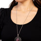Sentimental Sabbatical - Purple - Paparazzi Necklace Image