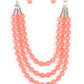 Summer Surprise - Orange - Paparazzi Necklace Image