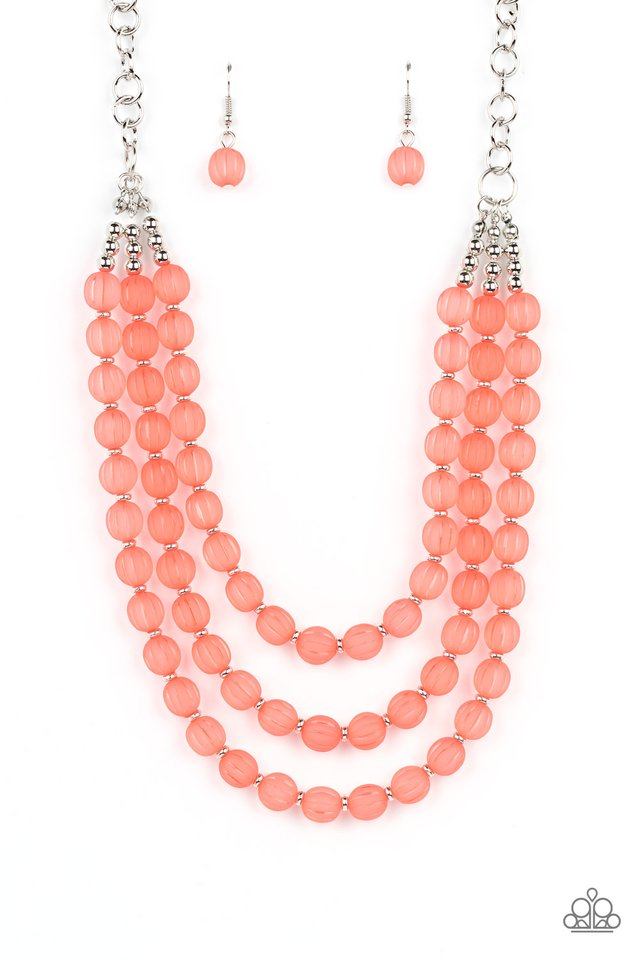 Summer Surprise - Orange - Paparazzi Necklace Image