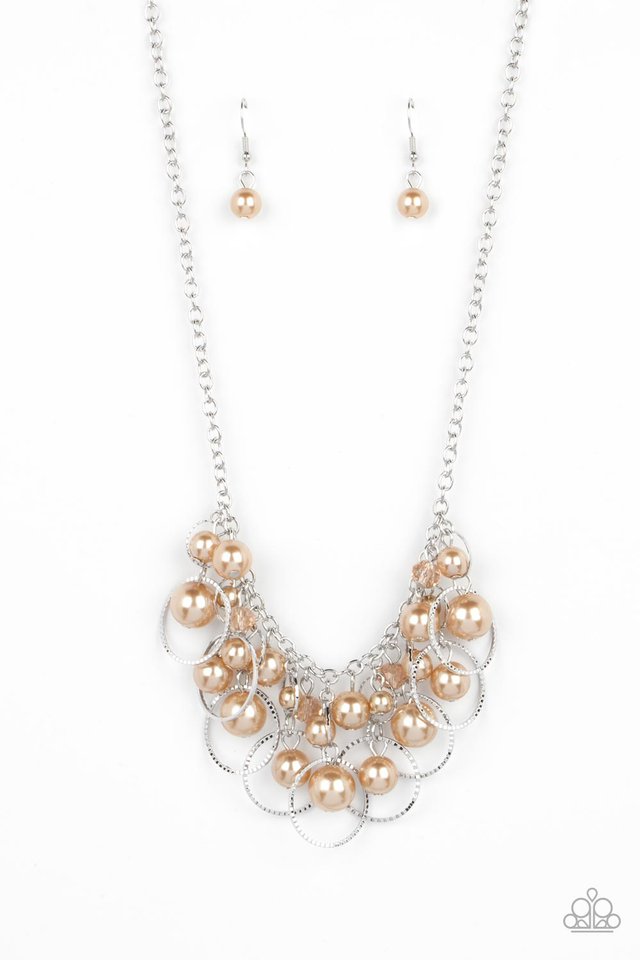 Ballroom Bliss - Brown - Paparazzi Necklace Image