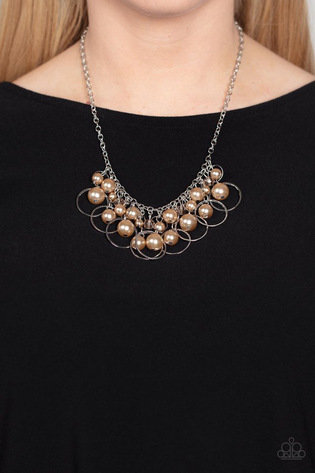 Ballroom Bliss - Brown - Paparazzi Necklace Image