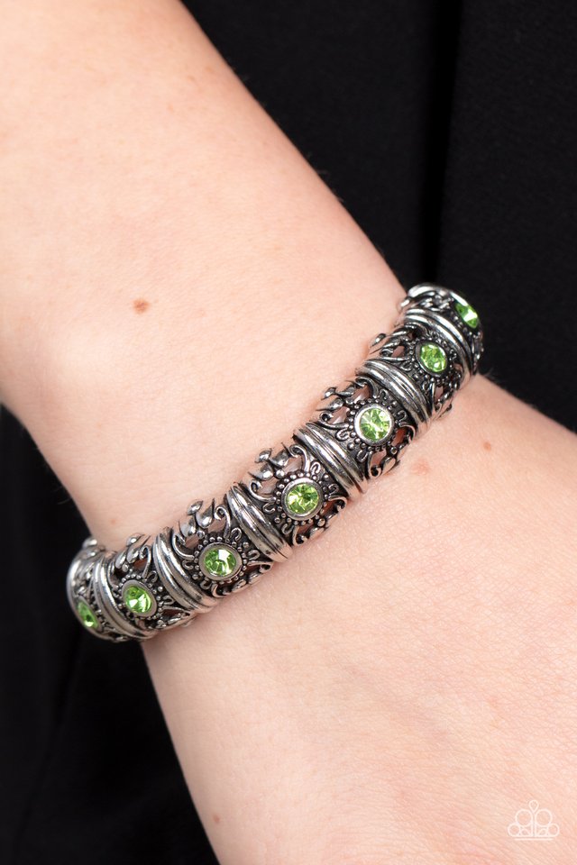 Ageless Glow - Green - Paparazzi Bracelet Image