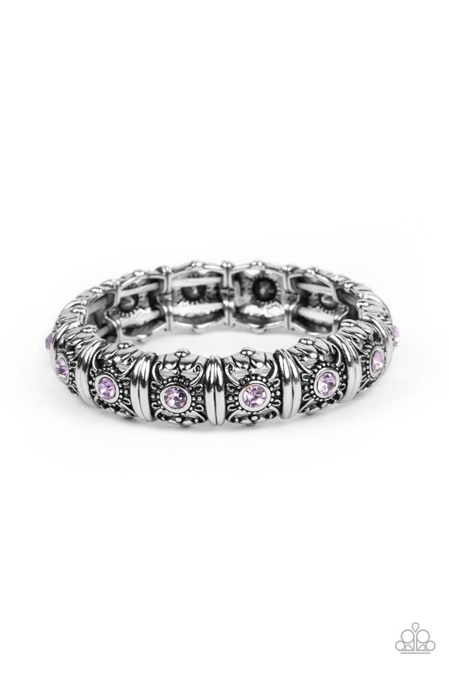 Ageless Glow - Purple - Paparazzi Bracelet Image