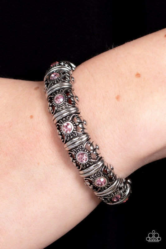 Ageless Glow - Pink - Paparazzi Bracelet Image