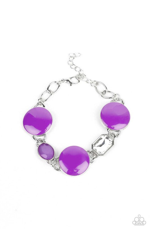 Dreamscape Dazzle - Purple - Paparazzi Bracelet Image