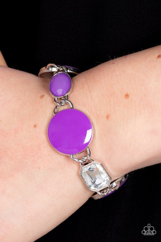 Dreamscape Dazzle - Purple - Paparazzi Bracelet Image