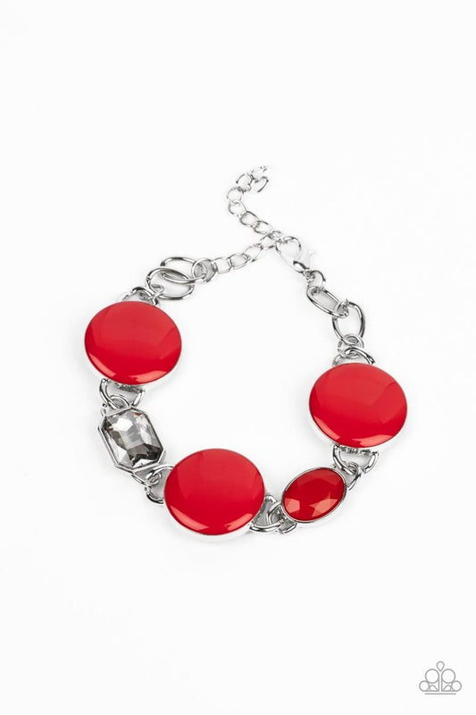 Dreamscape Dazzle - Red - Paparazzi Bracelet Image