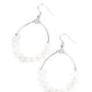 Catch a Breeze - White - Paparazzi Earring Image