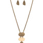 Riverside Respite - Brass - Paparazzi Necklace Image