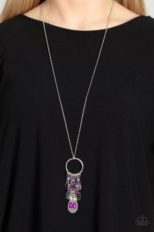 Totally Trolling - Purple - Paparazzi Necklace Image
