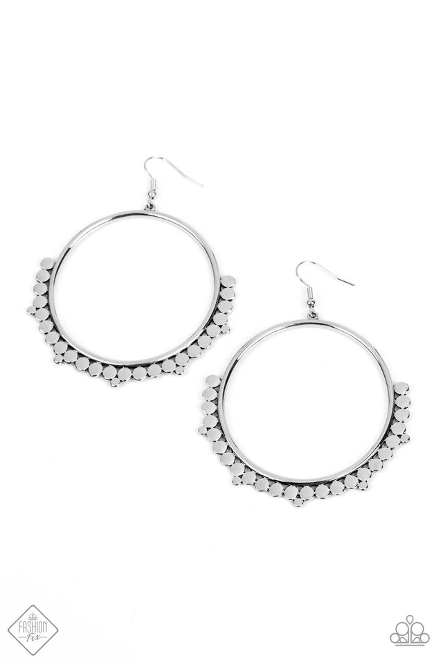 Ultra Untamable - Silver - Paparazzi Earring Image