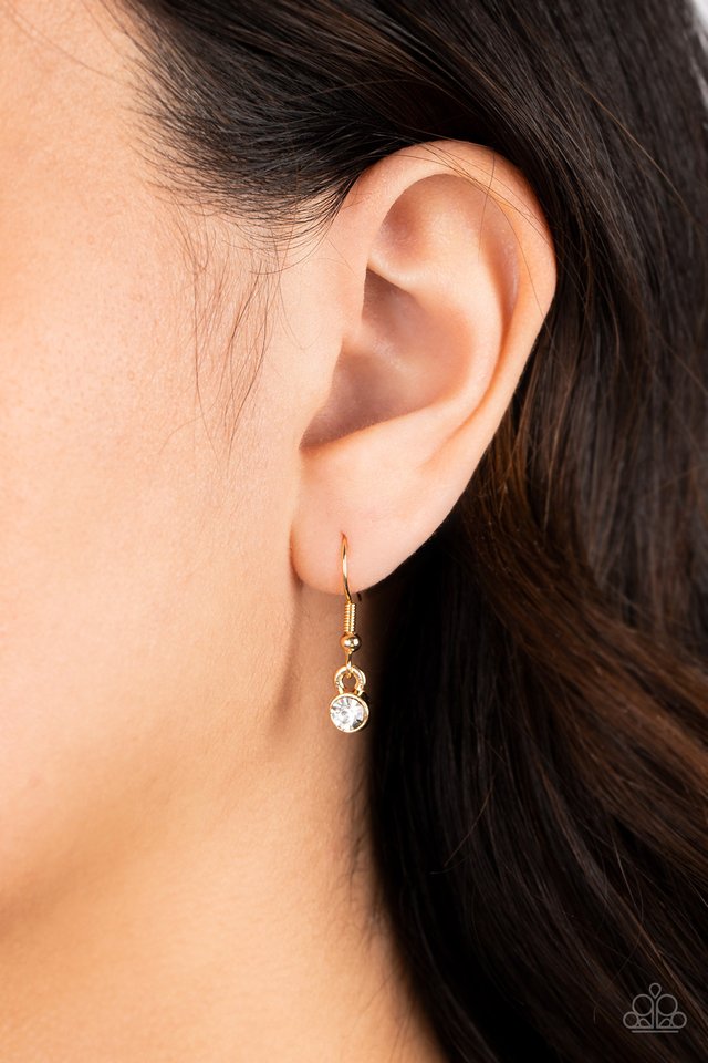 The Upper Echelon - Gold - Paparazzi Necklace Image