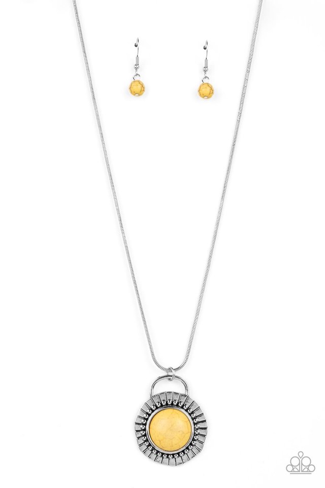 New Age Nomad - Yellow - Paparazzi Necklace Image