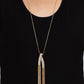 Out of the SWAY - Gold - Paparazzi Necklace Image