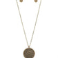 Summer HOMESTEAD - Brass - Paparazzi Necklace Image